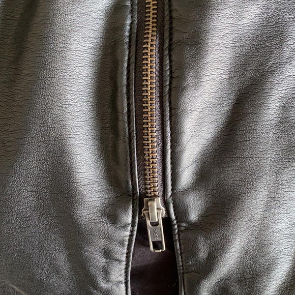 SALE 💫 🖤Free People🖤 Leather Mini Skirt ✨NWOT✨ - Picture 3 of 8